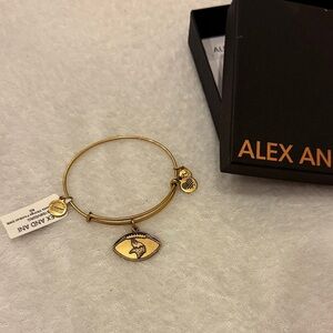 Alex and Ani Gold Minnesota Vikings Charm Bangle